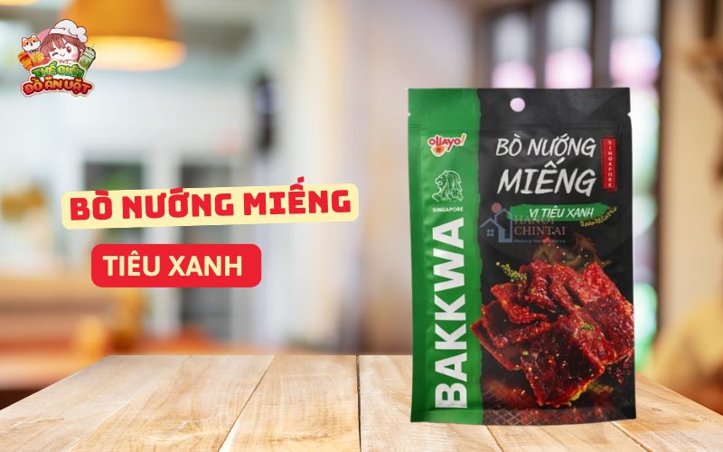 B&ograve; nướng miếng - Vị ti&ecirc;u xanh 25g