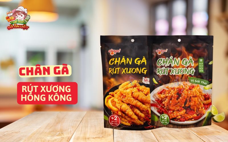 Ch&acirc;n g&agrave; r&uacute;t xương Hồng K&ocirc;ng Ohayo &ndash; Đồ ăn vặt hot trend b&ugrave;ng nổ vị gi&aacute;c