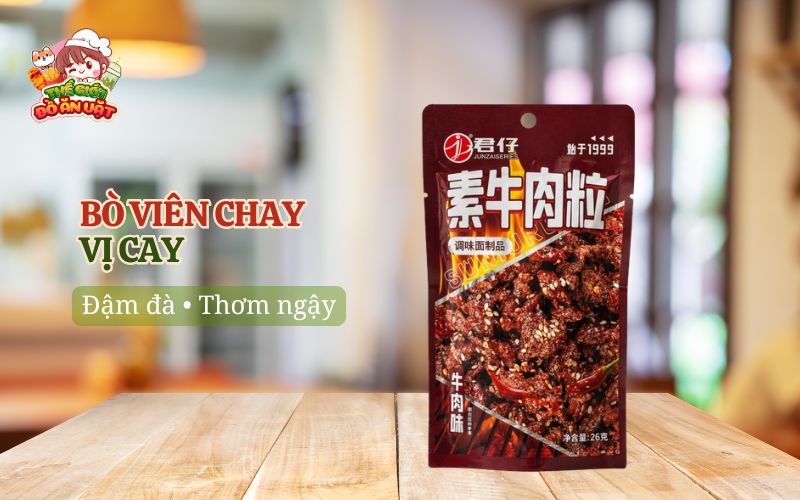 B&ograve; vi&ecirc;n chay vị cay