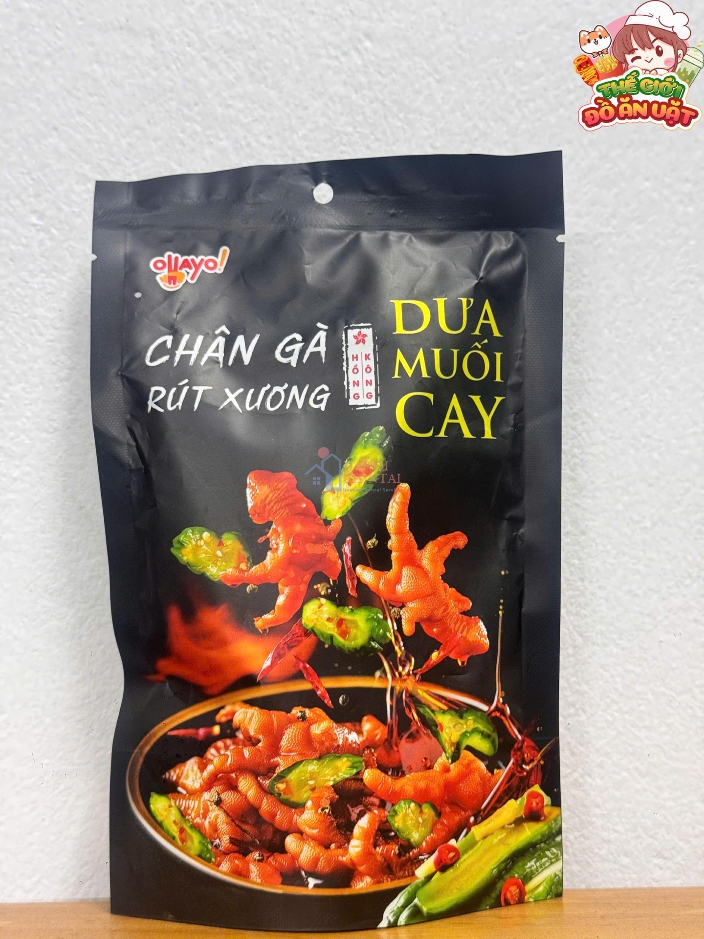 Chân gà rút xương Hồng Kông Dưa muối cay 60g