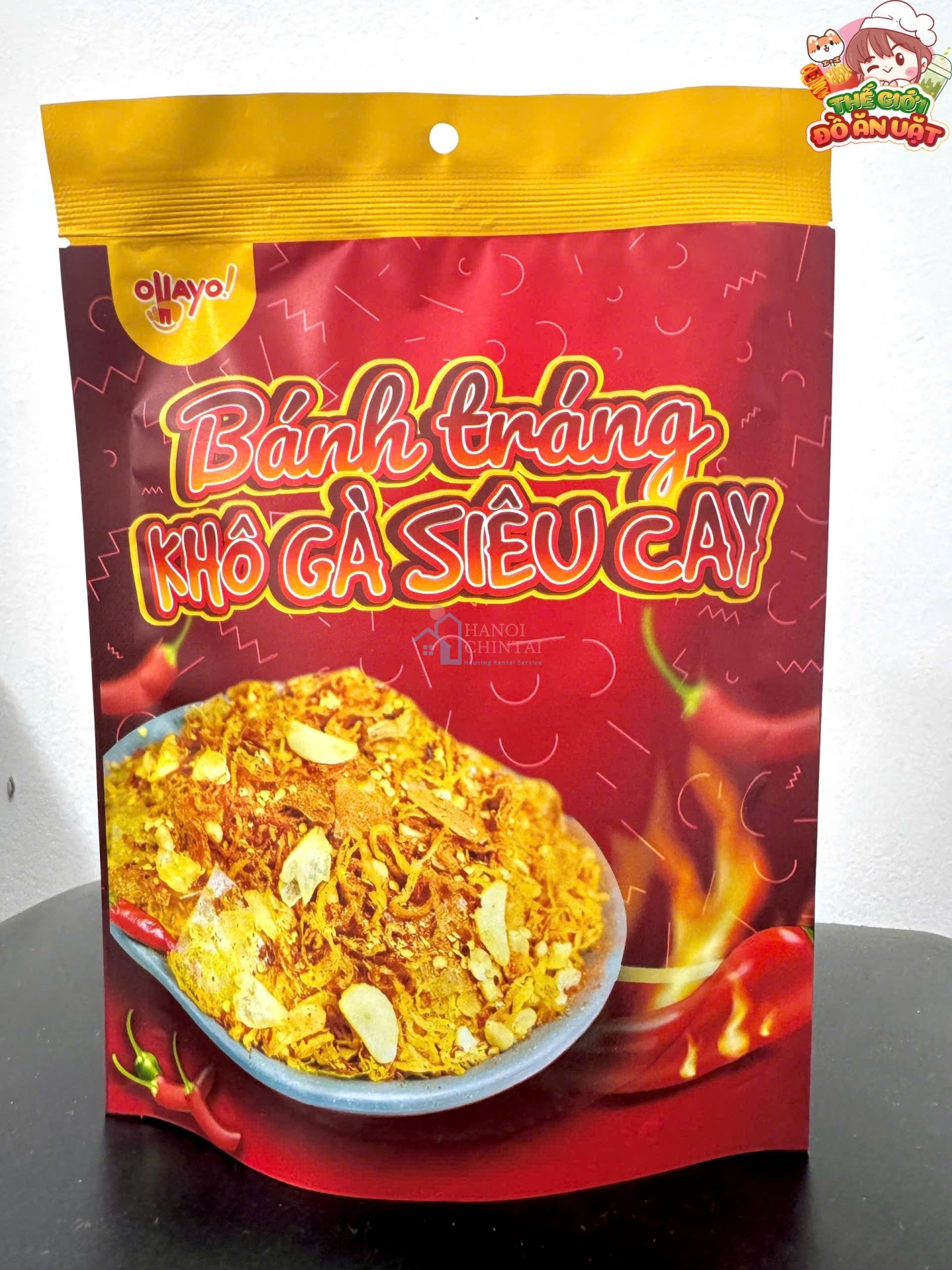 Bánh tráng khô gà Siêu cay 40g