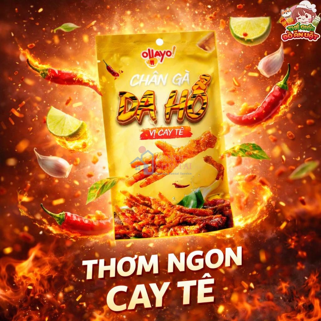 Chân gà da hổ vị cay tê 30g