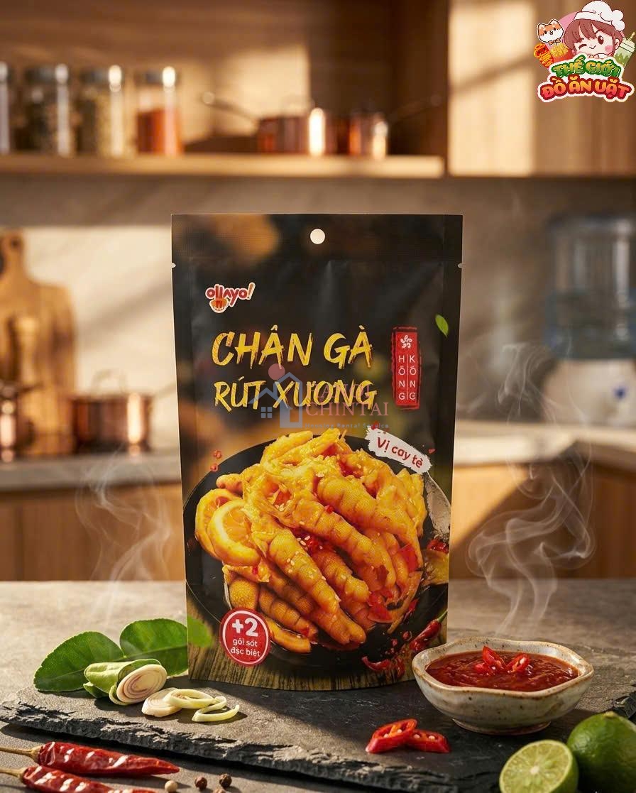 Chân gà rút xương Hồng Kông - Vị tê cay 60g