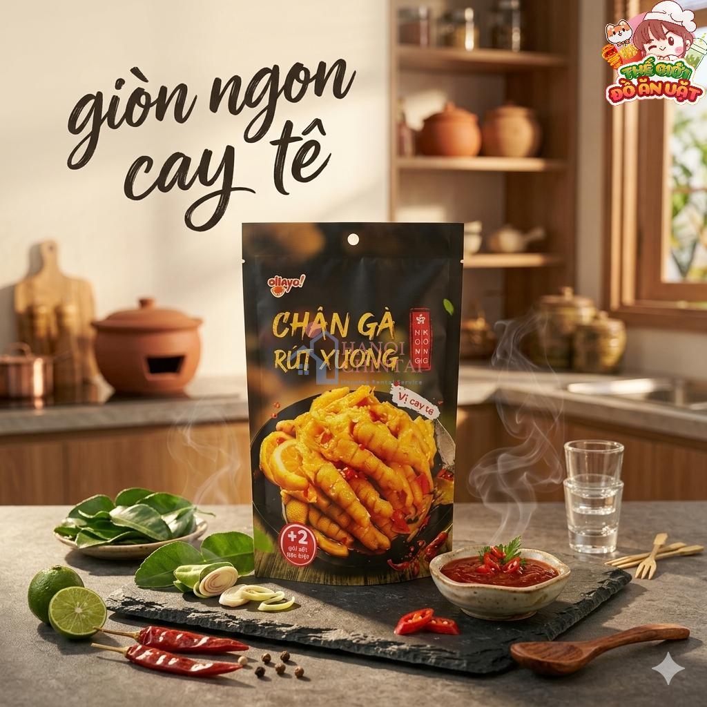 Chân gà rút xương Hồng Kông - Vị tê cay 60g