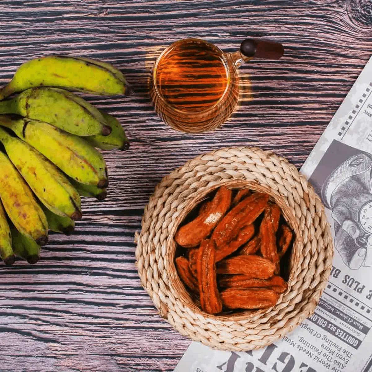 Chuối sấy dẻo, đặc sản Langfarm