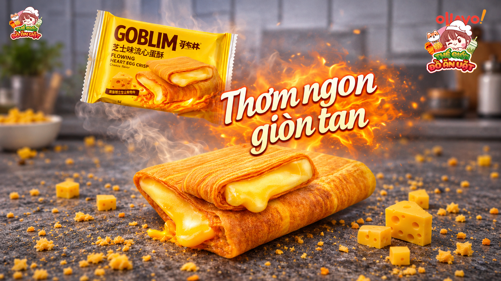 B&aacute;nh trứng Goblim &ndash; đồ ăn vặt hot trend 2026