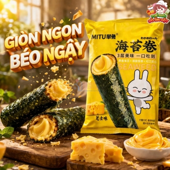 Bánh rong biển cuộn - Vị phô mai 42g