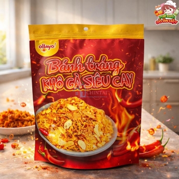 Bánh tráng khô gà Siêu cay 40g