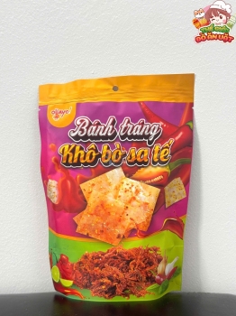 Bánh tráng khô bò sa tế 40g