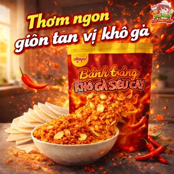 Bánh tráng khô gà Siêu cay 40g