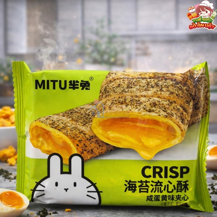 Bánh trứng rong biển vị trứng muối 26g