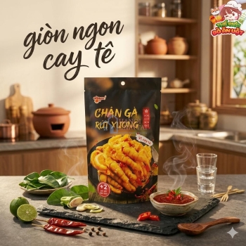 Chân gà rút xương Hồng Kông - Vị tê cay 60g