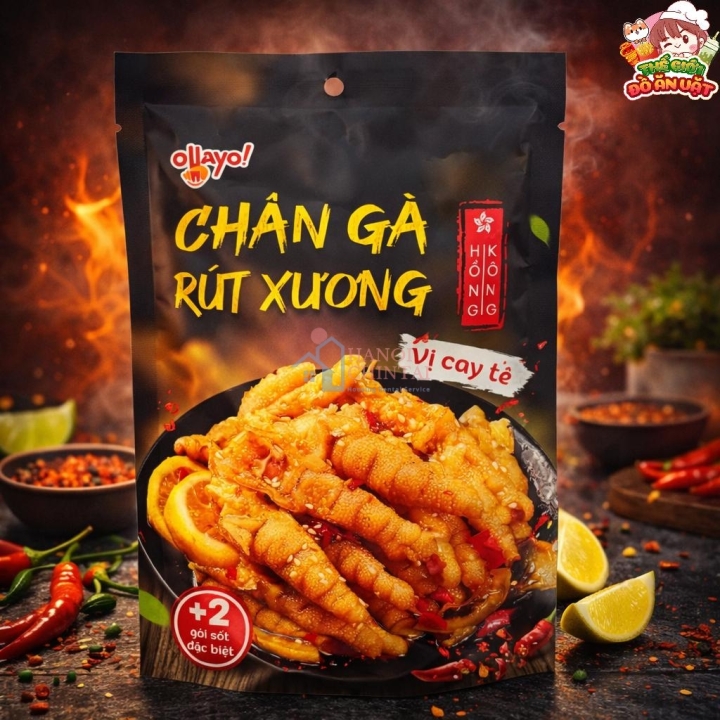 Chân gà rút xương Hồng Kông - Vị tê cay 60g