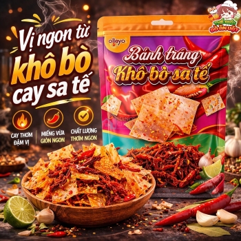 Bánh tráng khô bò sa tế 40g