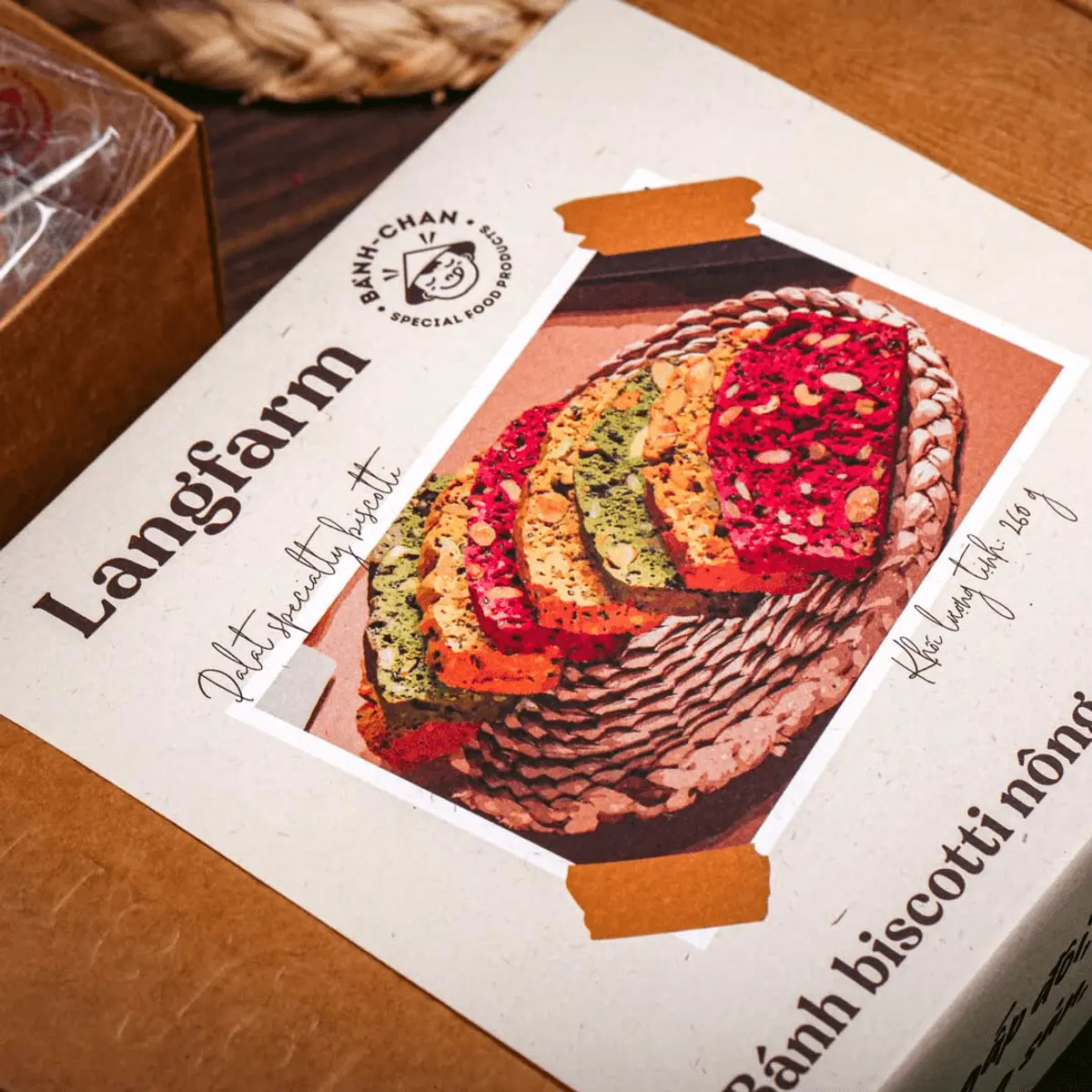 Bánh biscotti nông sản Đà Lạt, đặc sản Langfarm