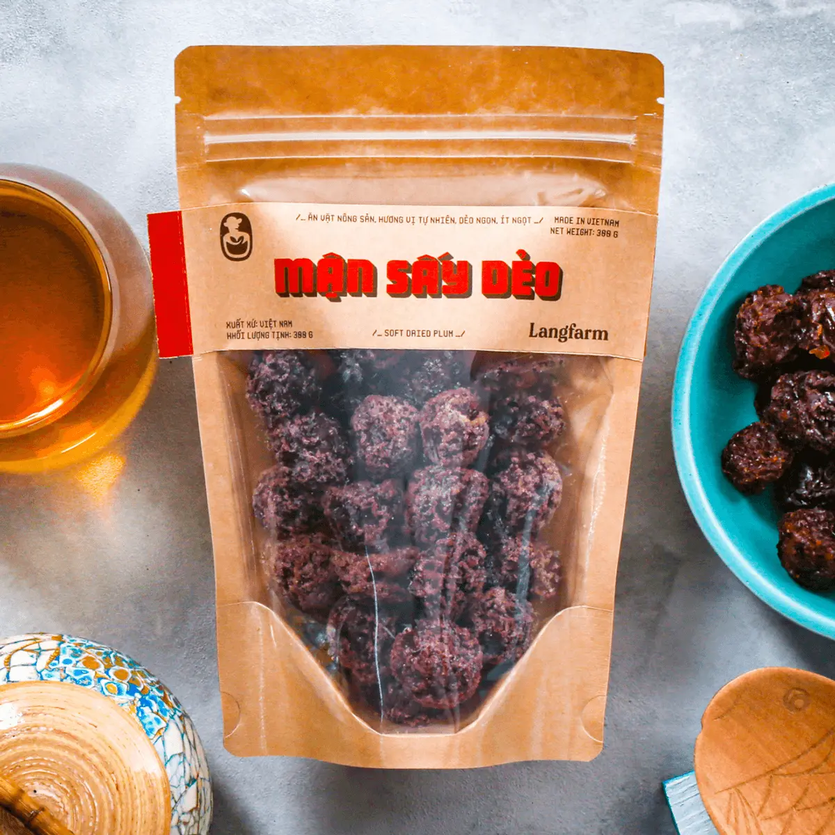 Mận sấy dẻo, đặc sản Langfarm