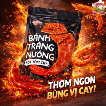 Bánh tráng nướng sốt tôm cay 40g