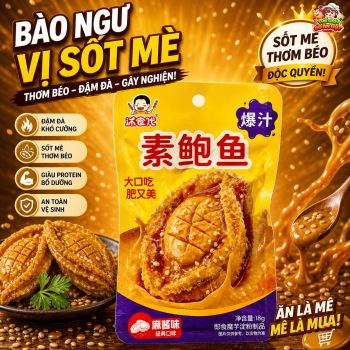 Bào ngư chay vị sốt mè