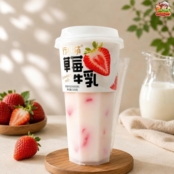 Nước uống sữa chua thạch dâu