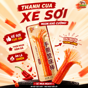 Thanh cua xé chay vị nướng