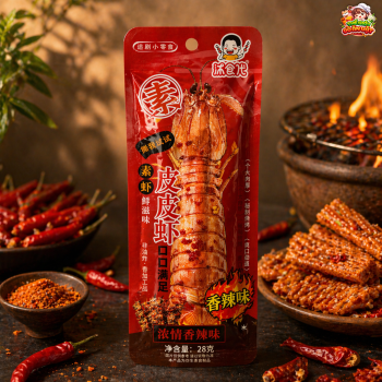 Tôm tít chay vị cay