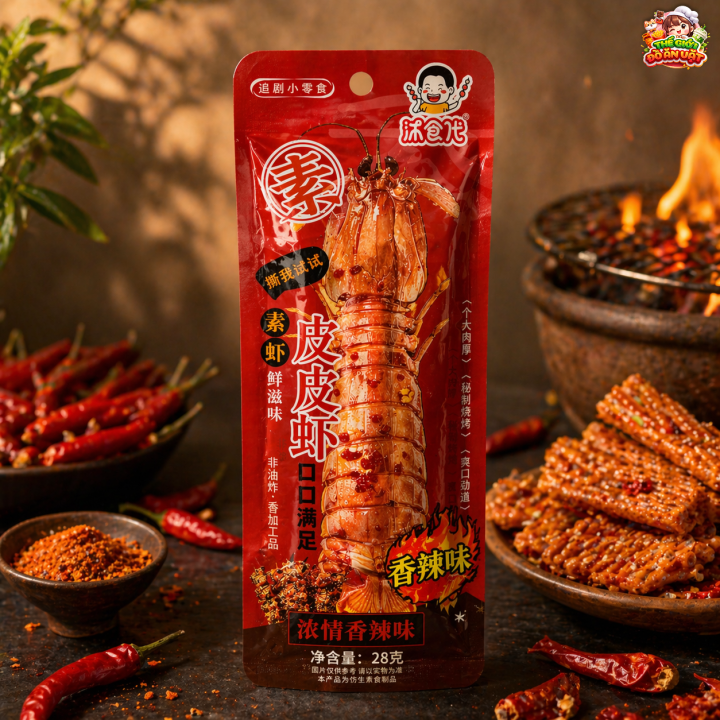 Tôm tít chay vị cay
